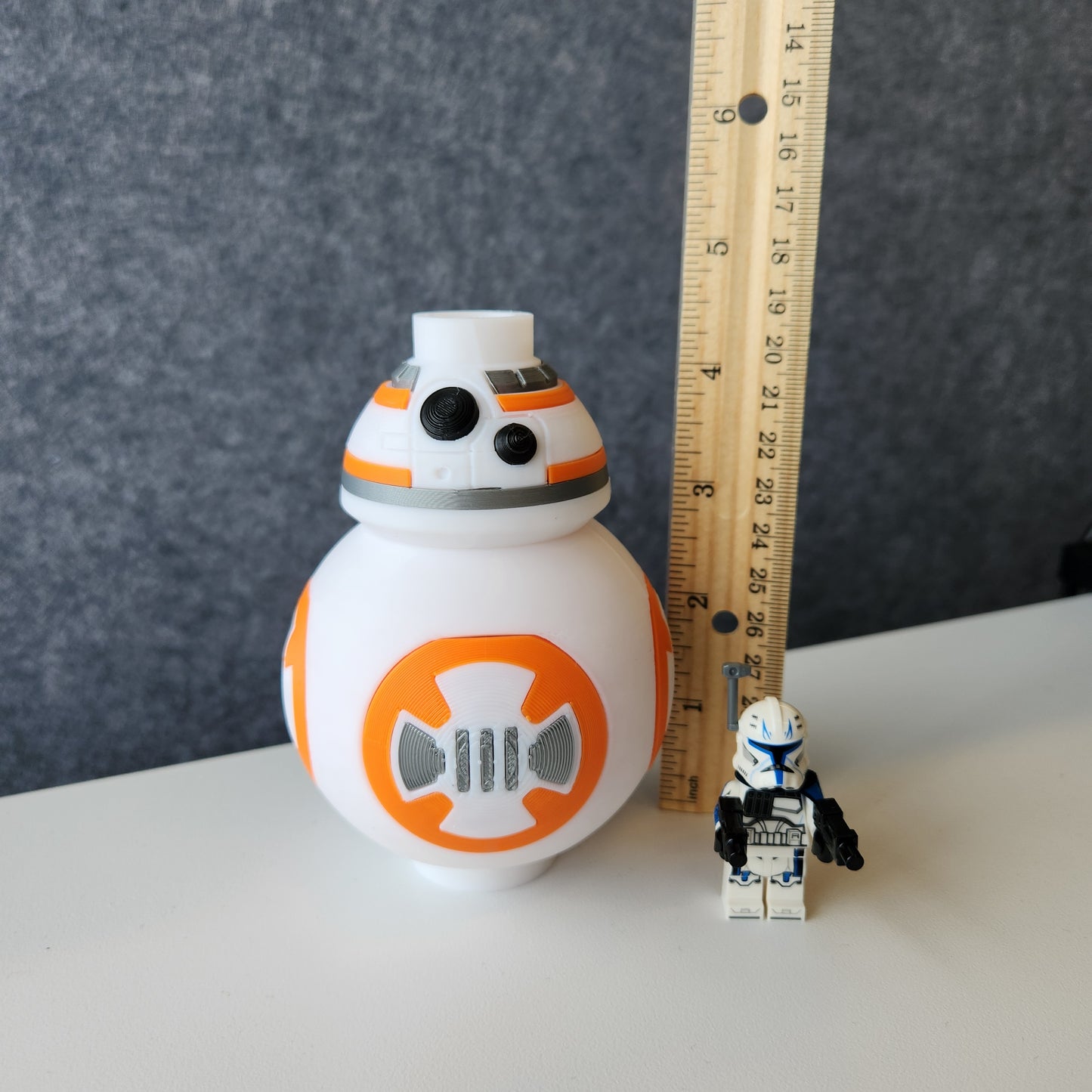 Big Bricks BB-8 | 3D Printed | Art Decor - 4.5in Tall