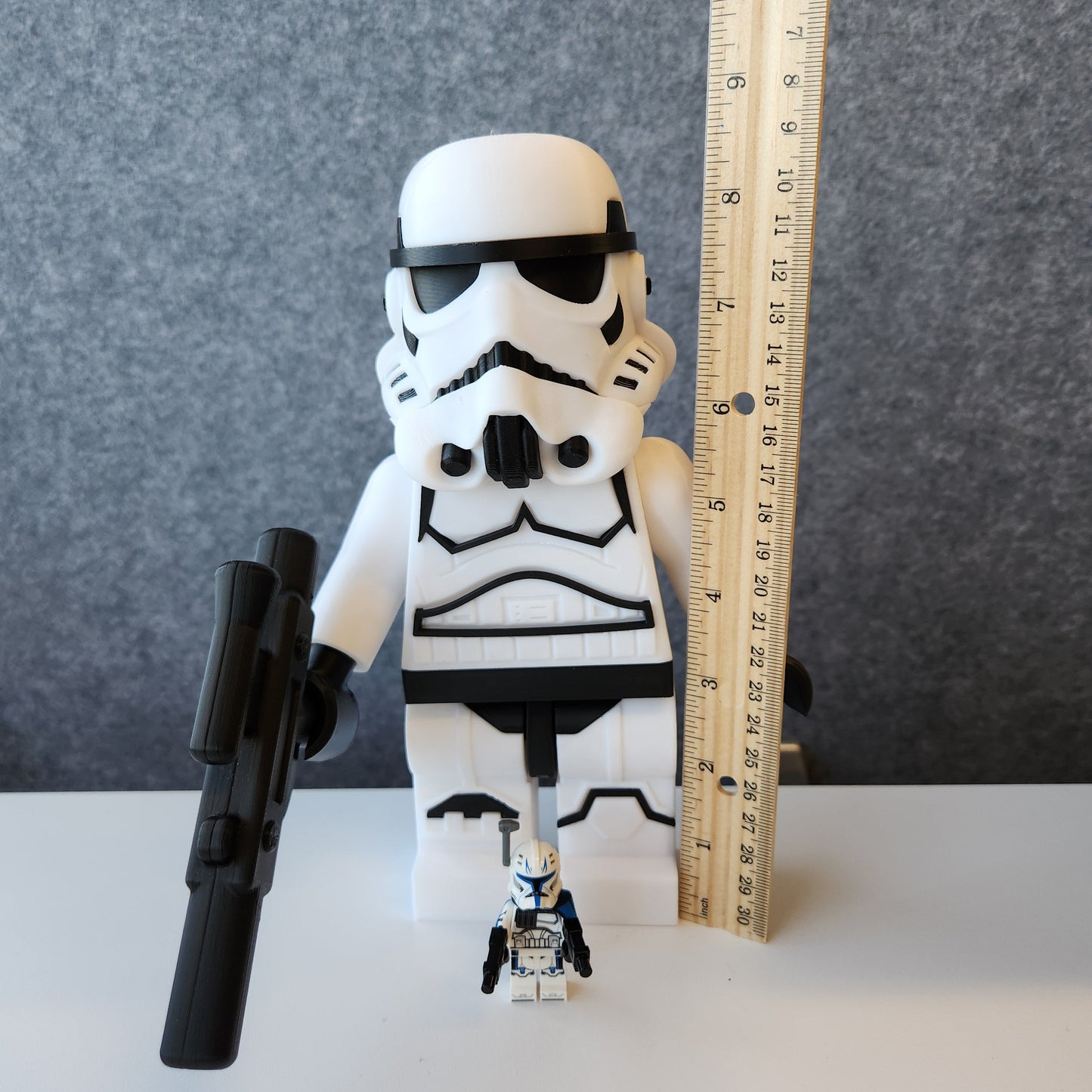 Big Bricks Stormtrooper -3D Printed - Art Decor