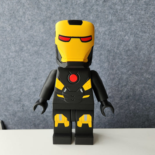 Big Bricks Iron Man | 3D Printed | Art Decor