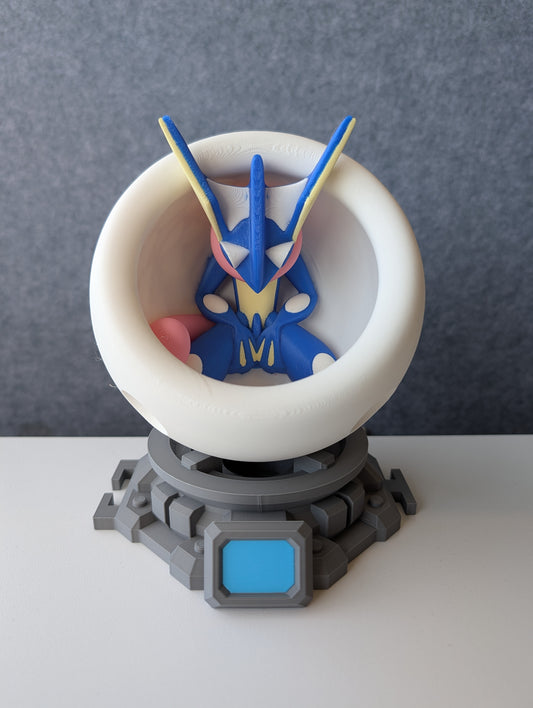 3D Printed | Greninja in the Healing Pod | Print to Order