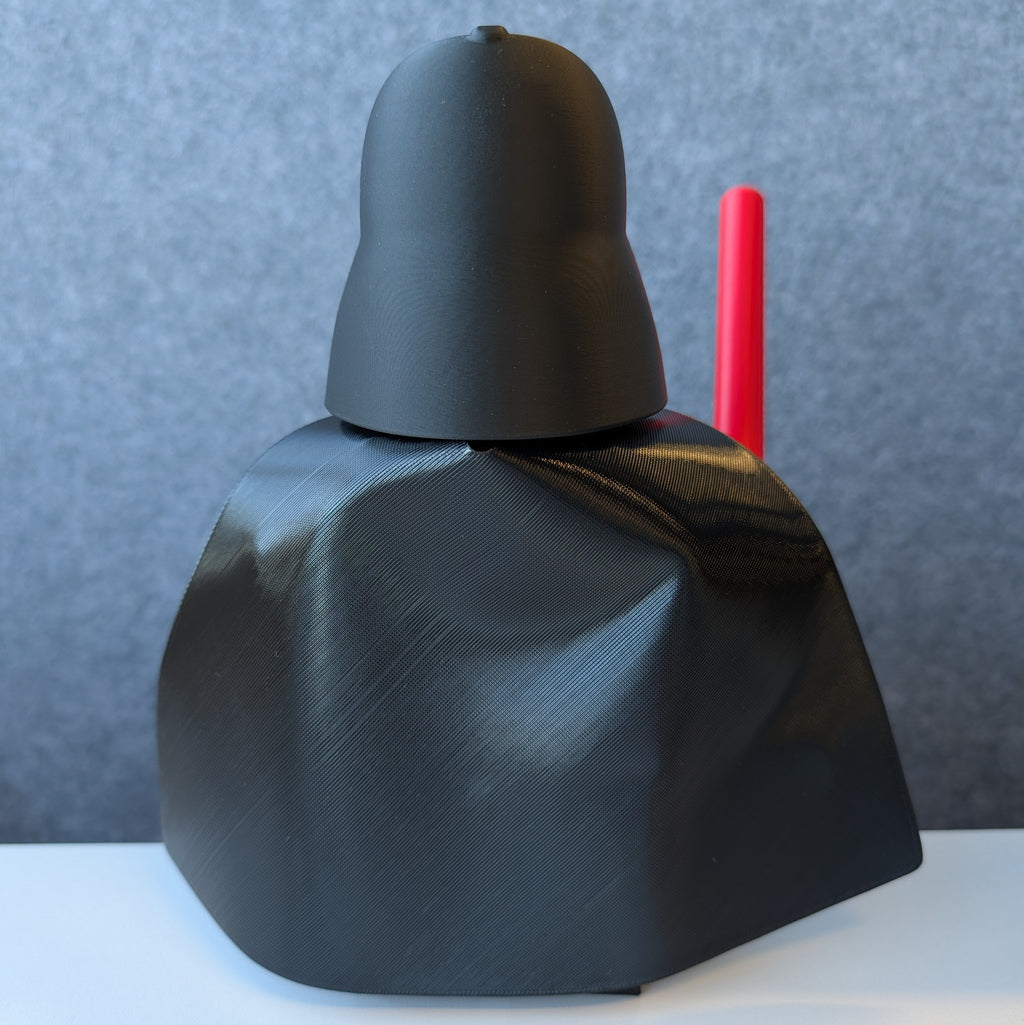 Big Bricks Darth Vader | 3D Printed | Art Decor - 9in Tall