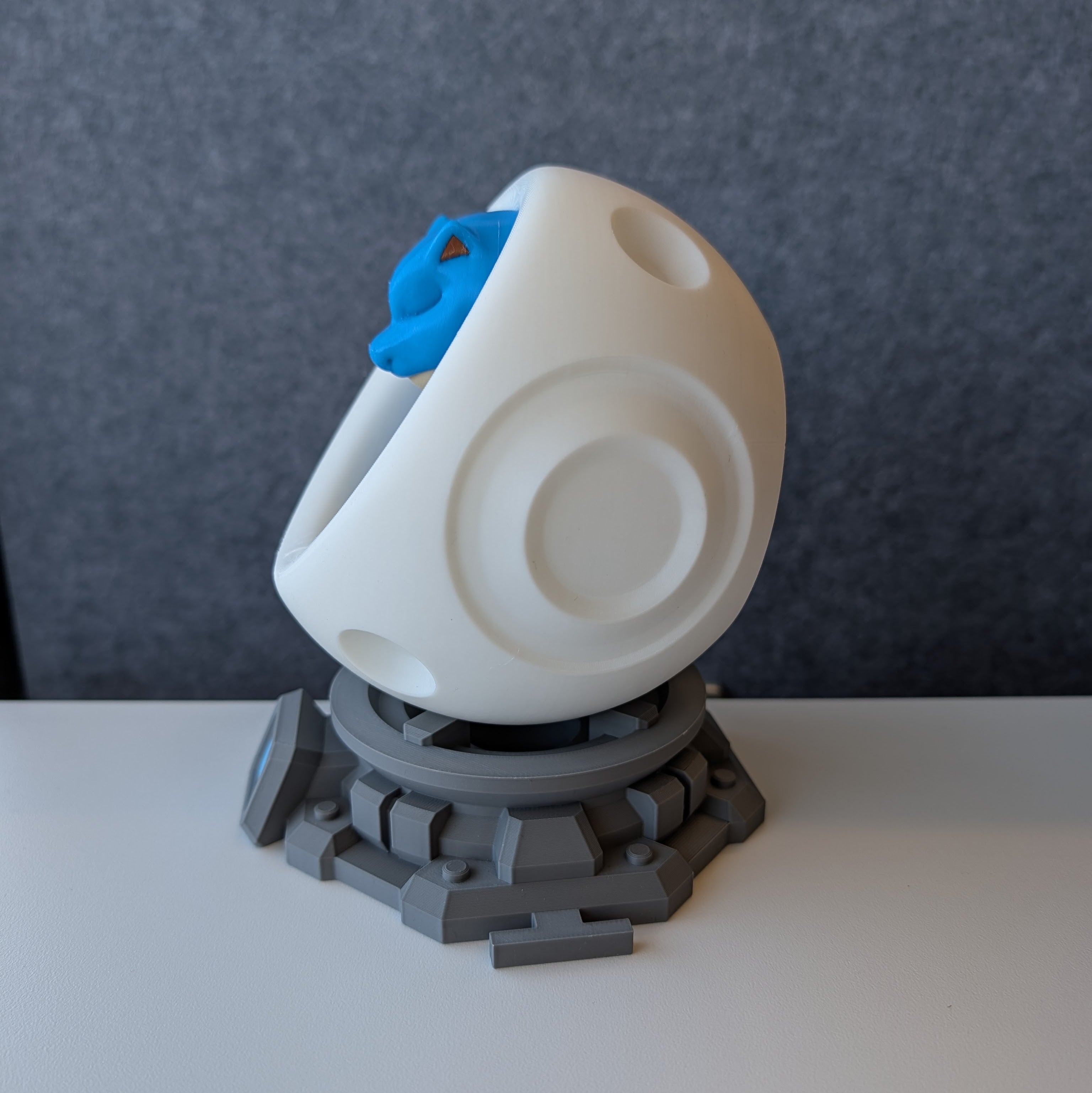 3D Printed Blastoise in the Healing Pod - 3D Printed