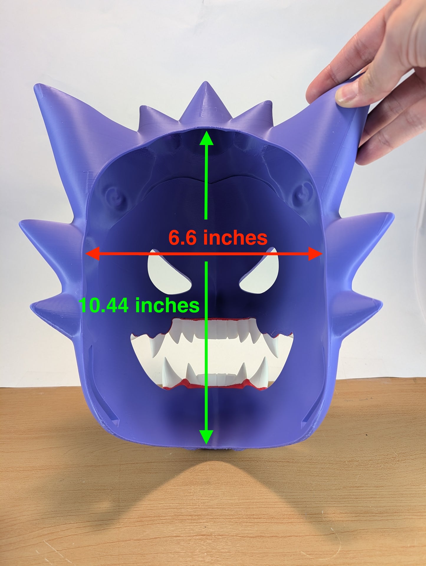3D Printed Gengar Menpo Mask | Display Piece | Print to Order
