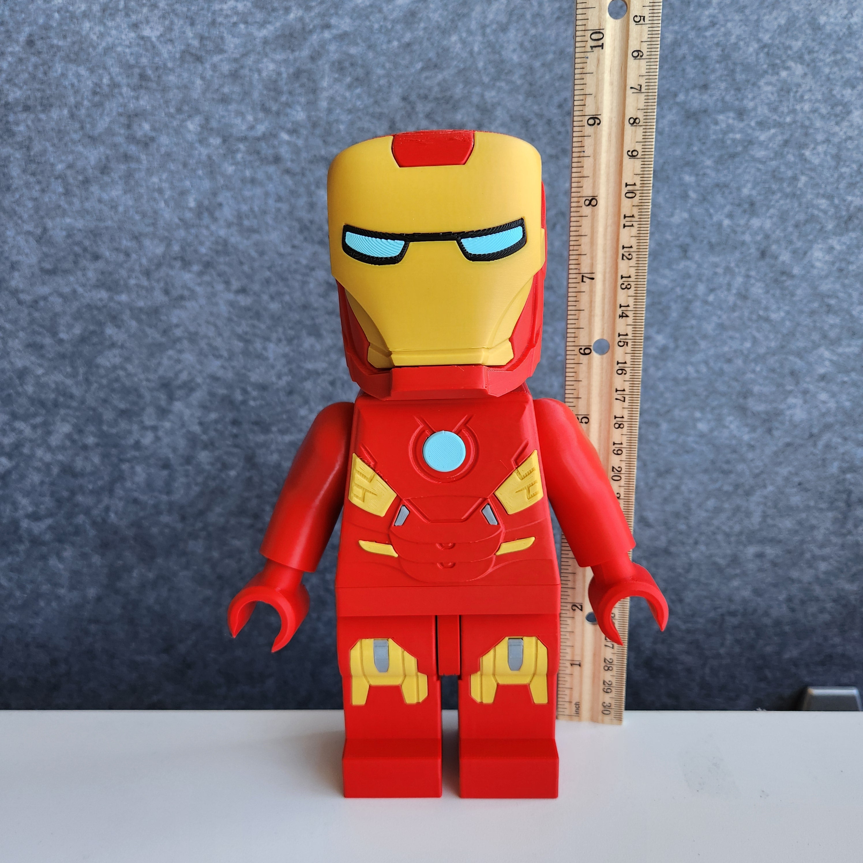 Big Bricks Iron Man | 3D Printed | Art Decor