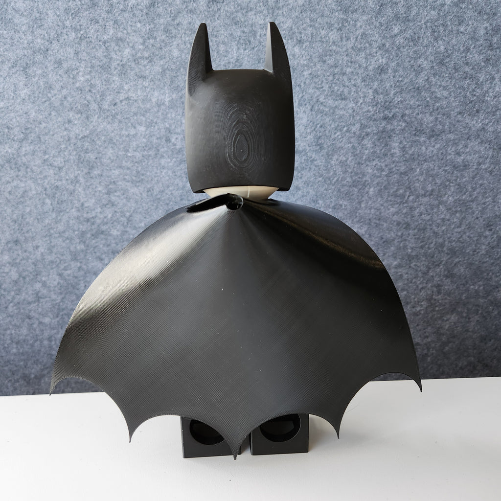 Big Bricks Batman - 3D Printed - Art Decor