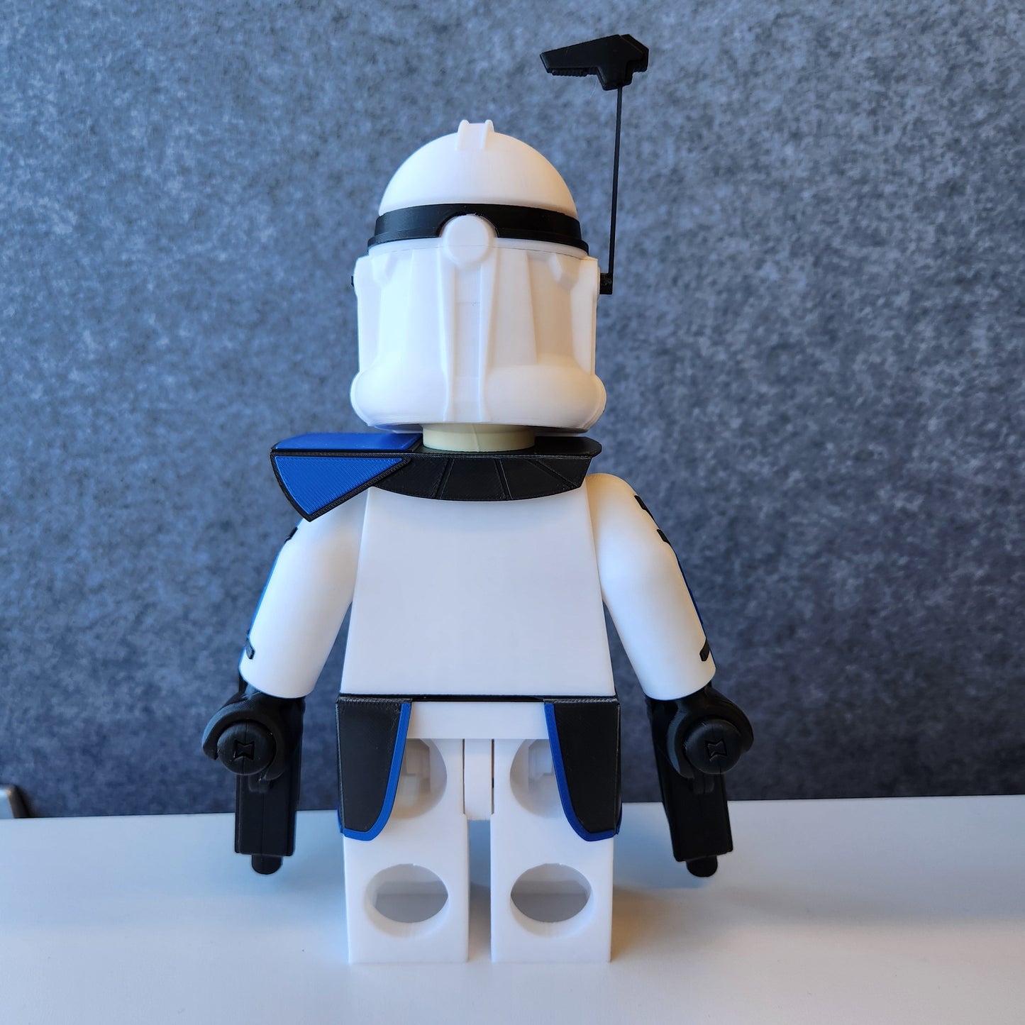 Big Bricks Captain Rex | 3D Printed | Art Decor - 9in tall