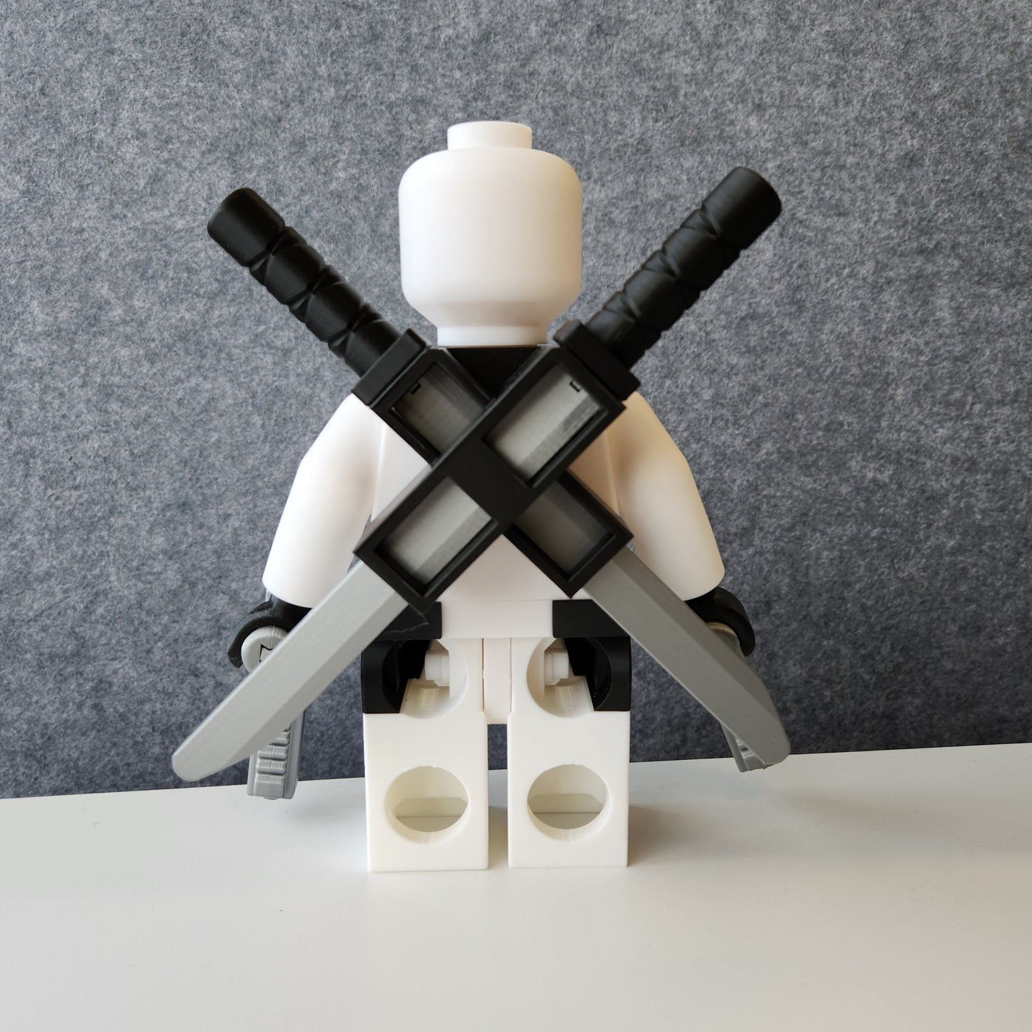 Big Bricks Deadpool | 3D Printed | Art Decor - 8.25 in Tall