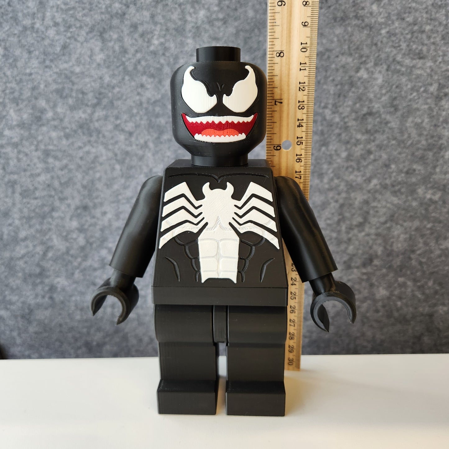 Big Bricks Venom | 3D Printed | Art Decor - 8in & 12in Tall