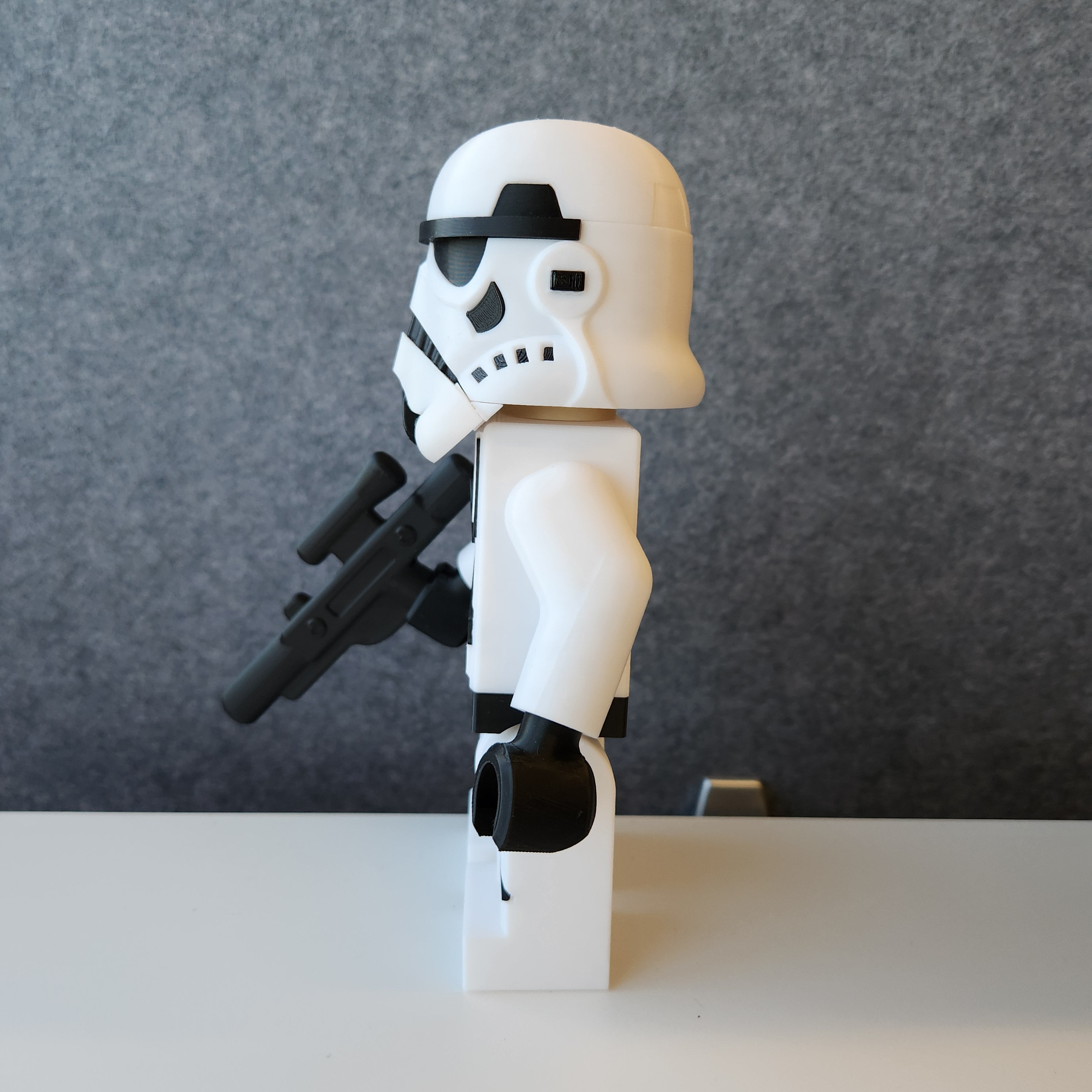 Big Bricks Stormtrooper -3D Printed - Art Decor