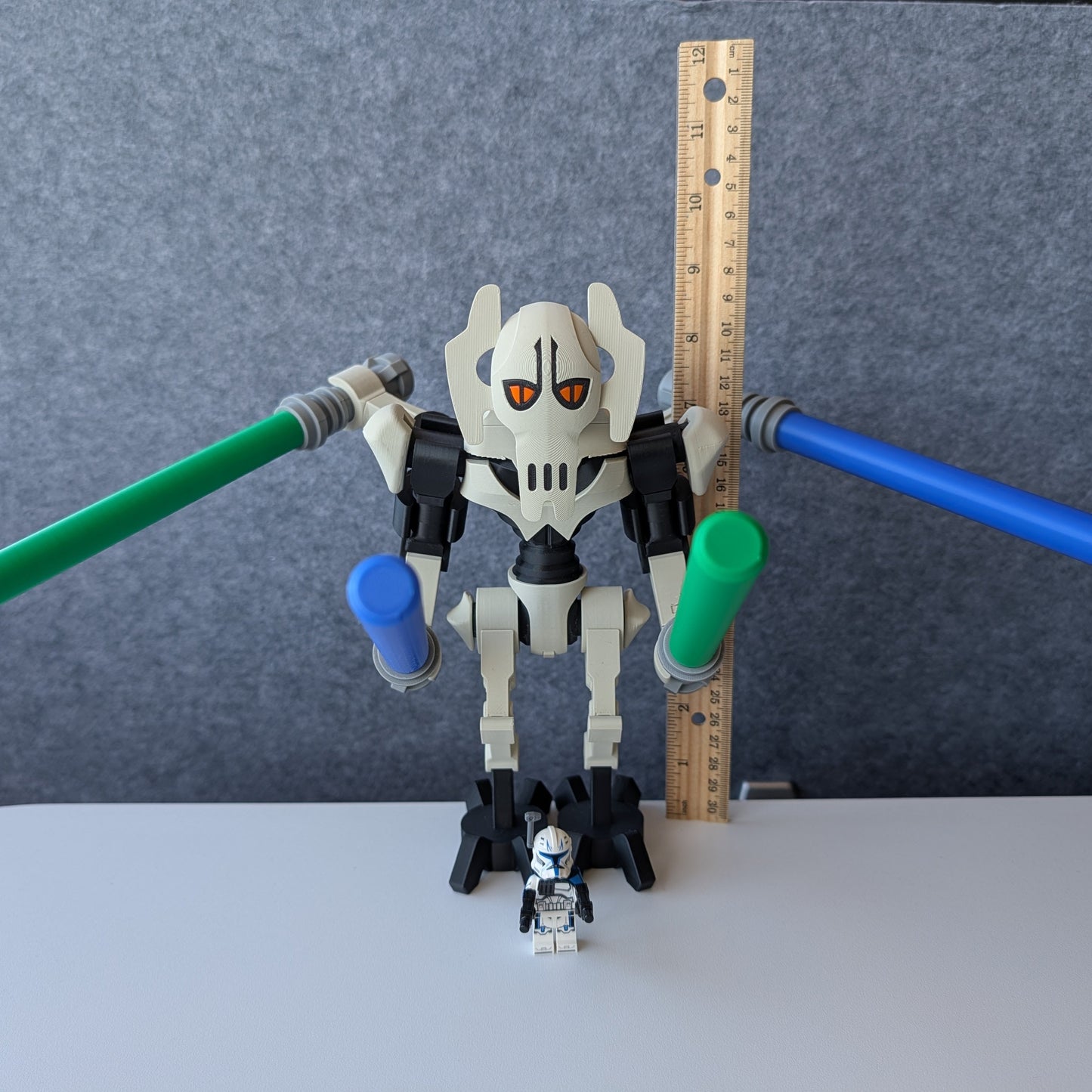 Big Bricks General Grievous | 3D Printed | Art Decor - 9in tall