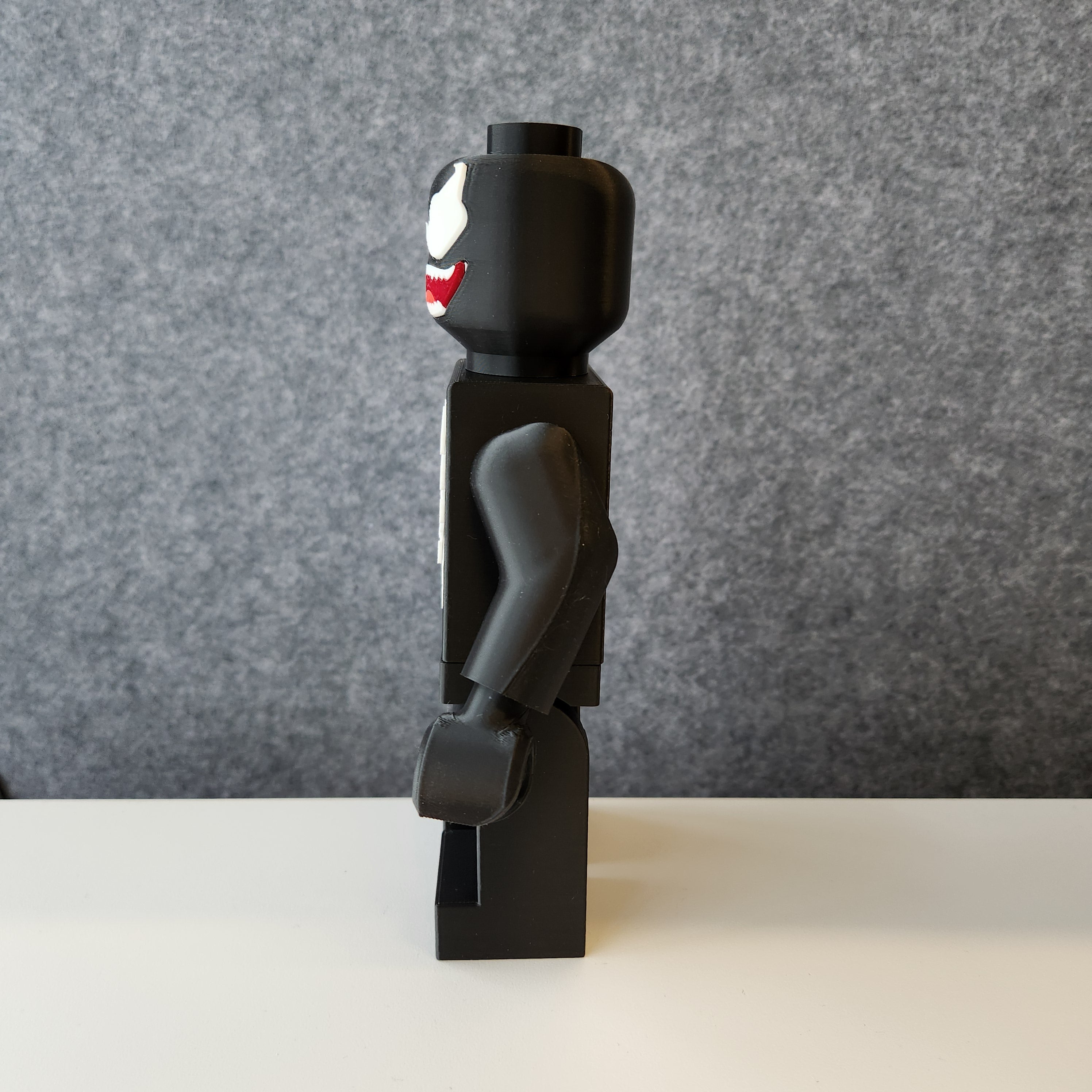 Big Bricks Venom | 3D Printed | Art Decor - 8in Tall