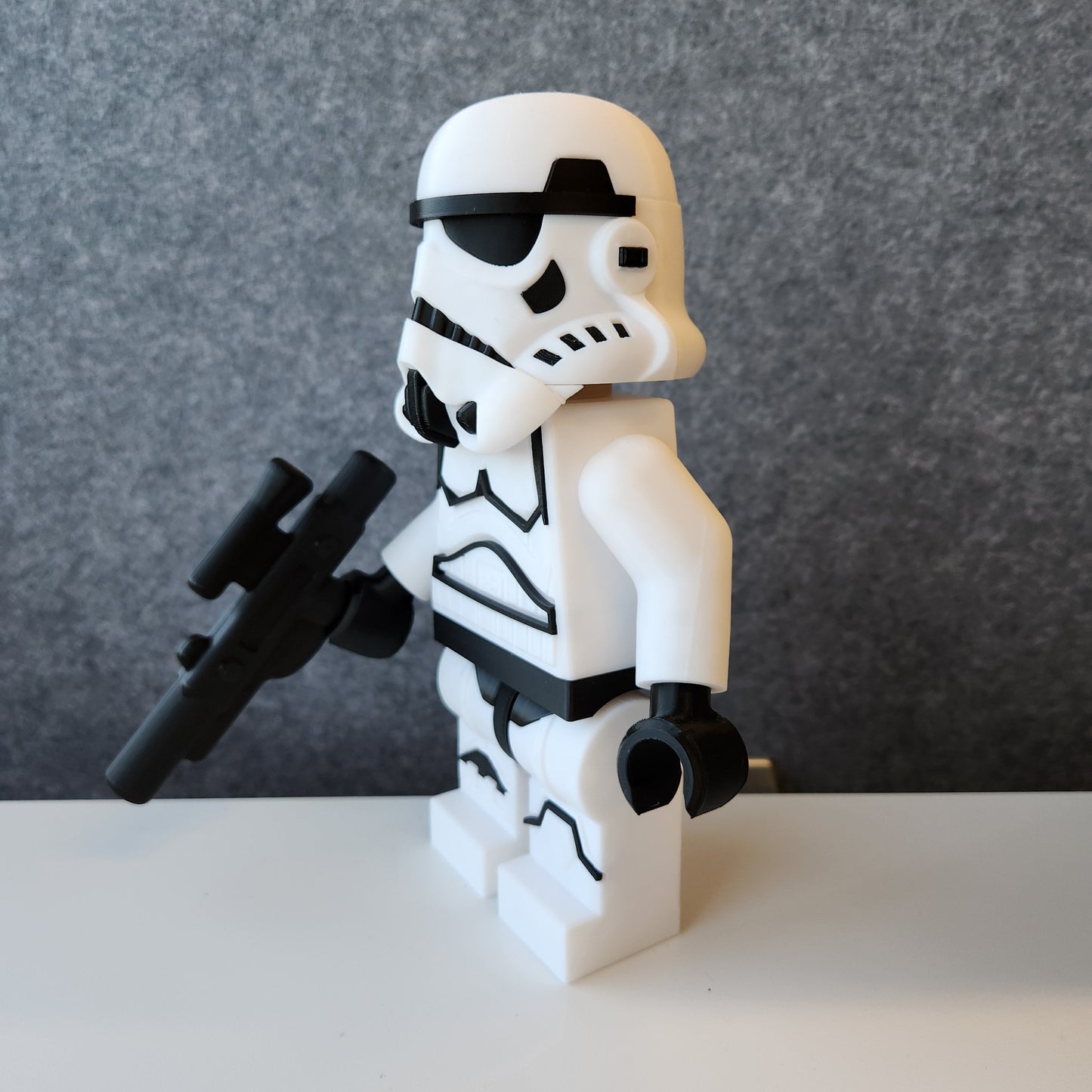 Big Bricks Stormtrooper -3D Printed - Art Decor
