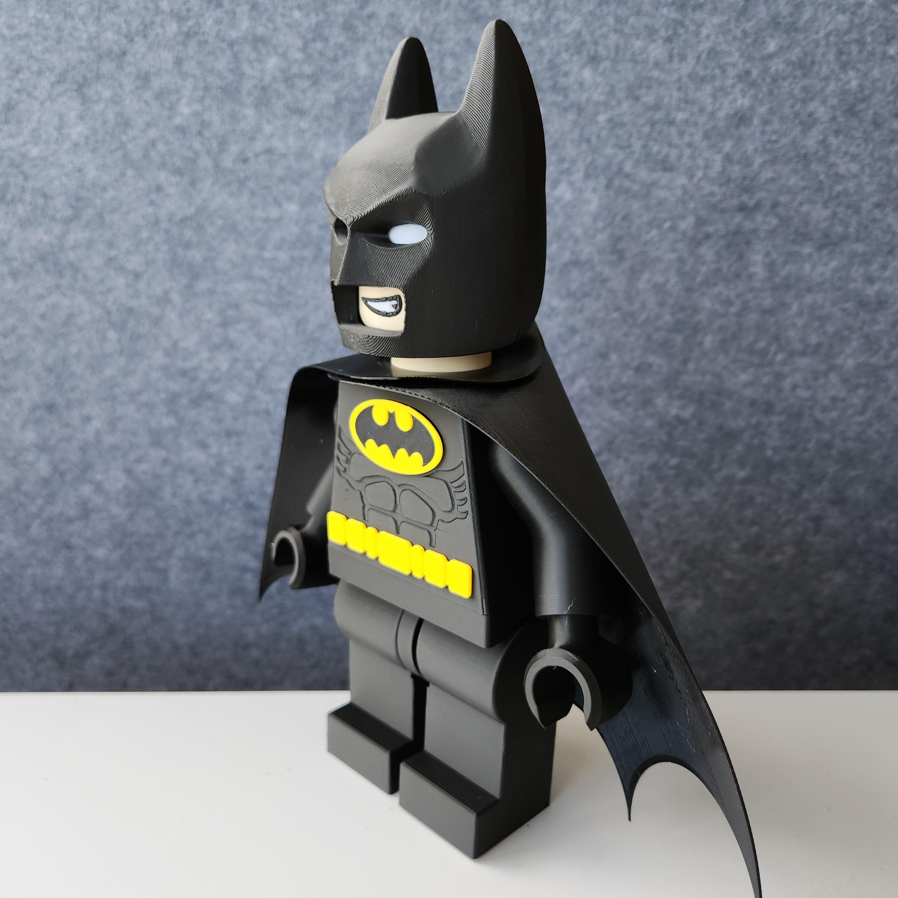 Big Bricks Batman - 3D Printed - Art Decor