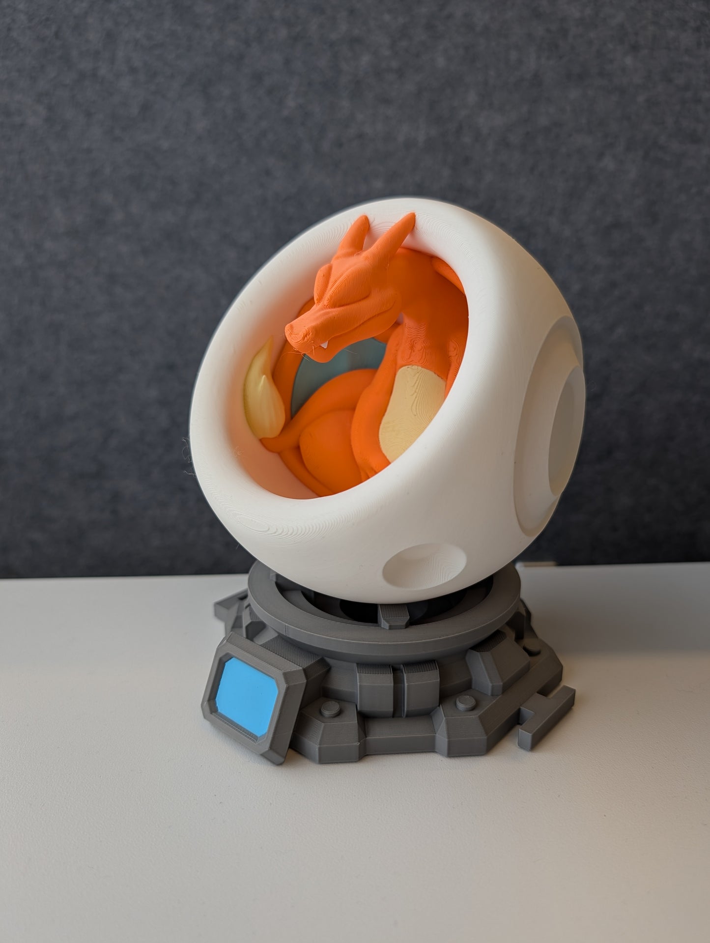 Charizard in the Healing Pod | 3D Printed