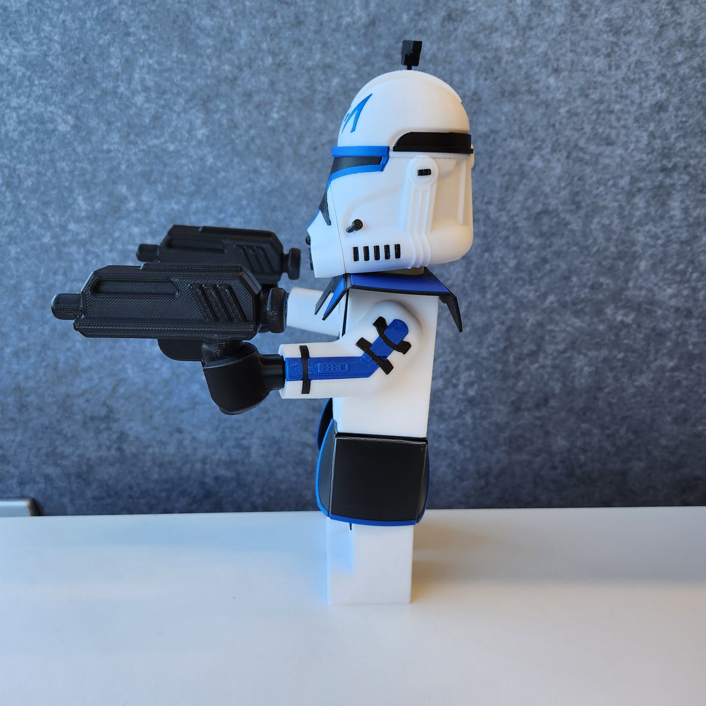 Big Bricks Captain Rex | 3D Printed | Art Decor - 9in tall