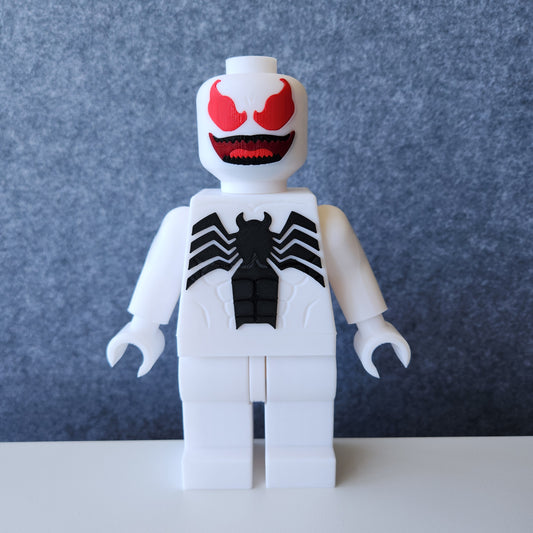 Big Bricks Anti-Venom | 3D Printed | Art Decor - 8in Tall