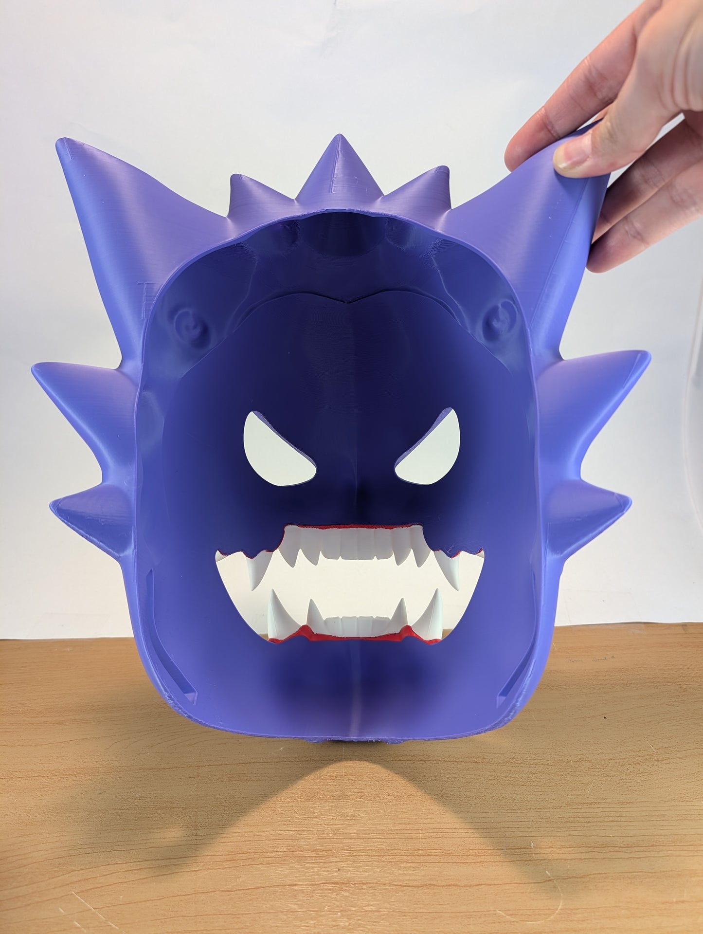 3D Printed Gengar Menpo Mask | Display Piece | Print to Order