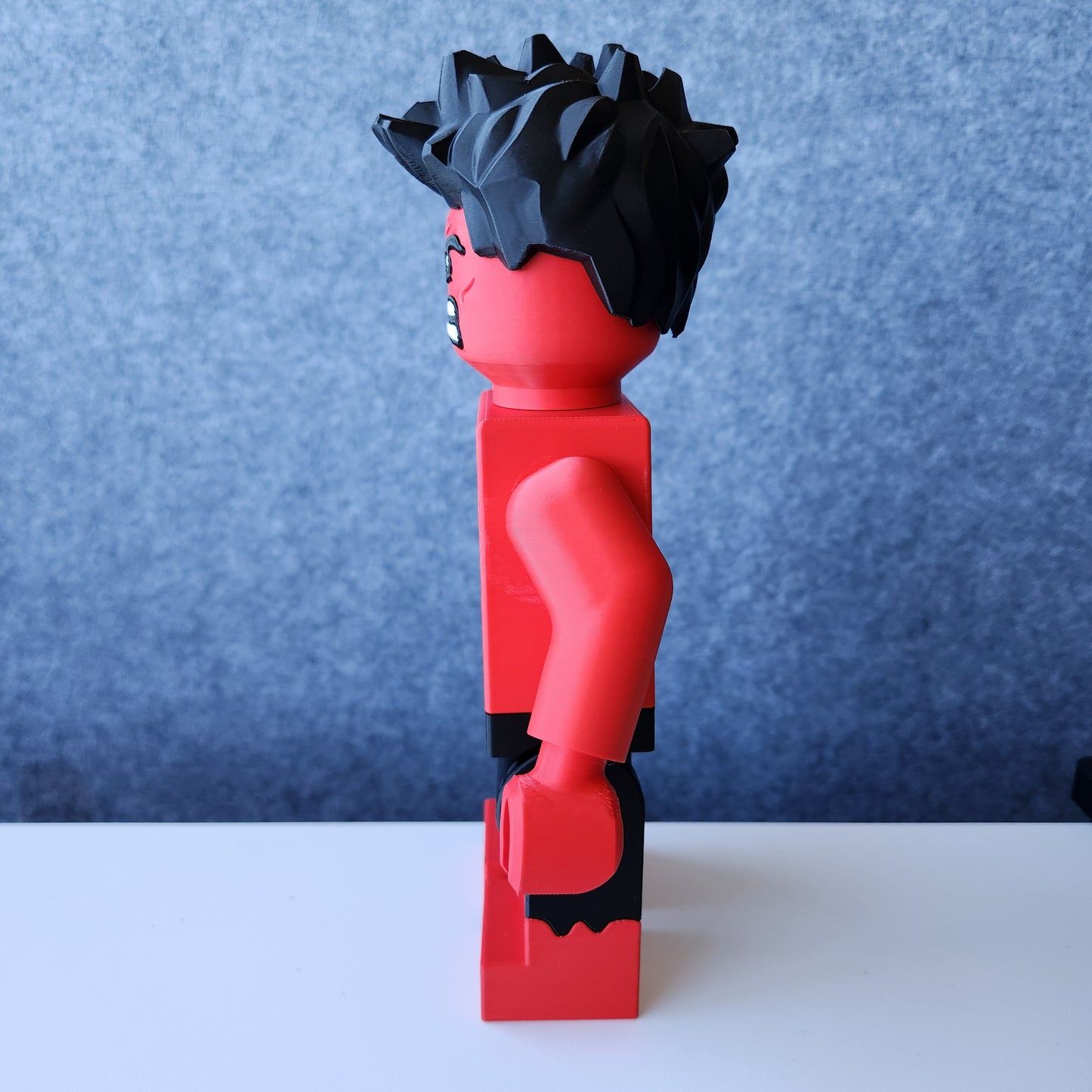Big Bricks The Incredible Hulk | 3D Printed | Art Decor - 9in Tall
