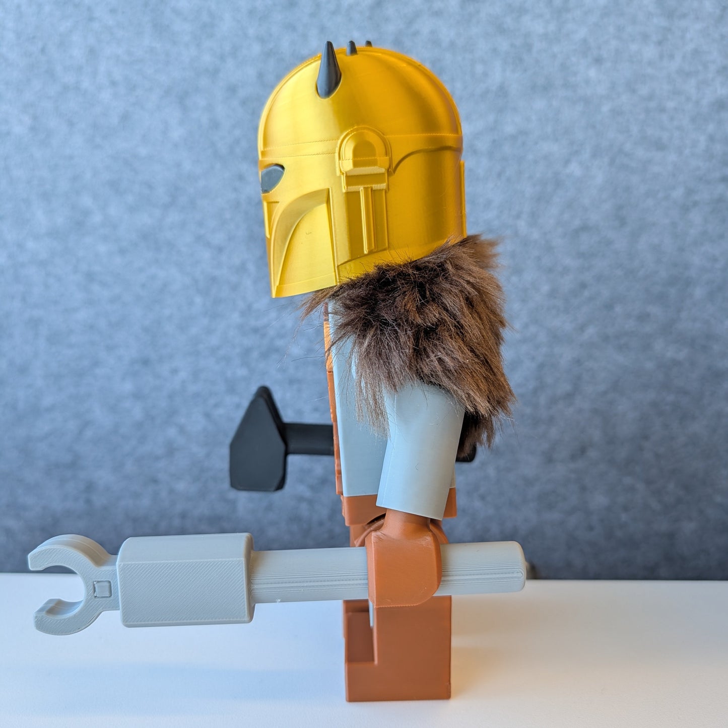 Big Bricks The Armorer | 3D Printed | Art Decor - 9in Tall