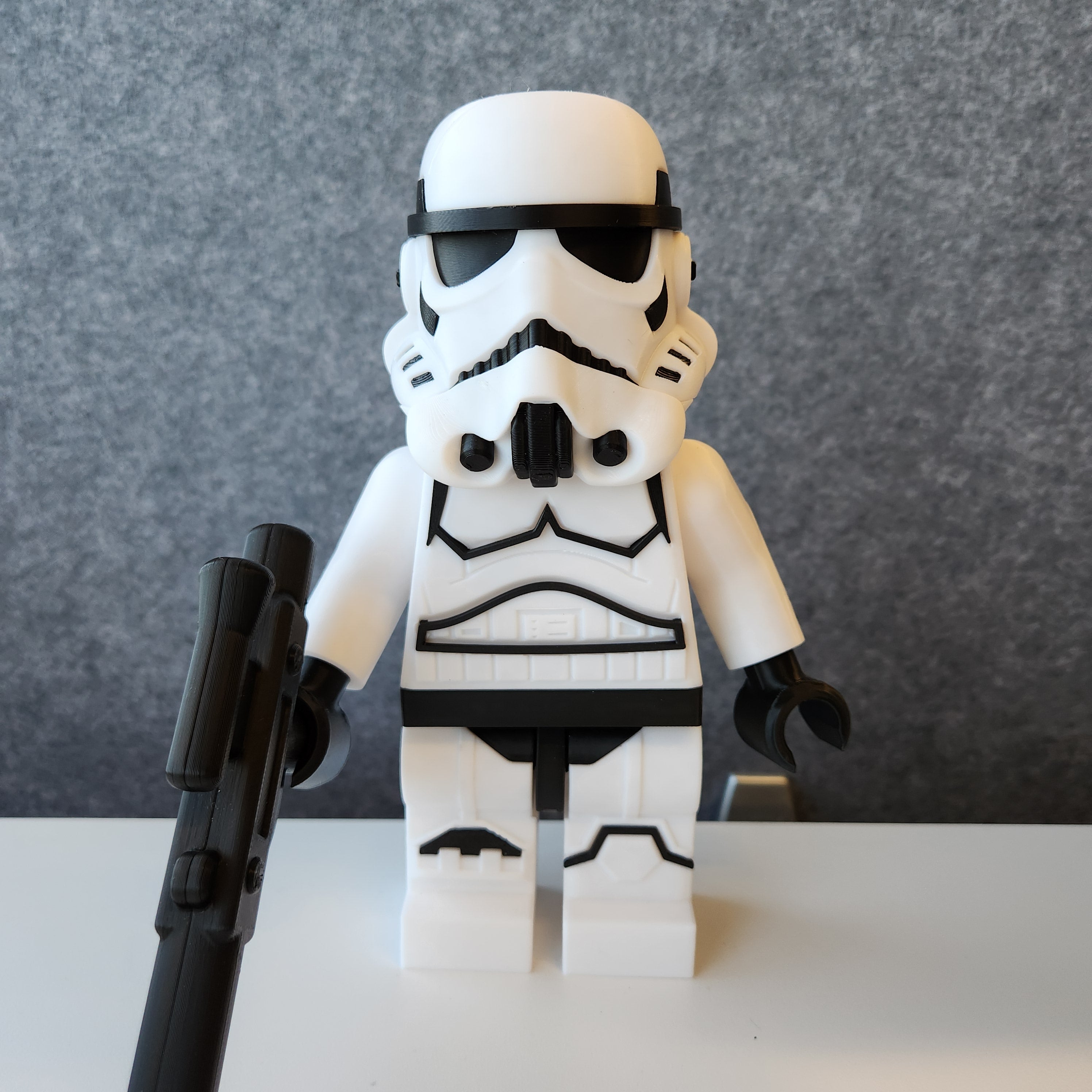 Big Bricks Stormtrooper -3D Printed - Art Decor