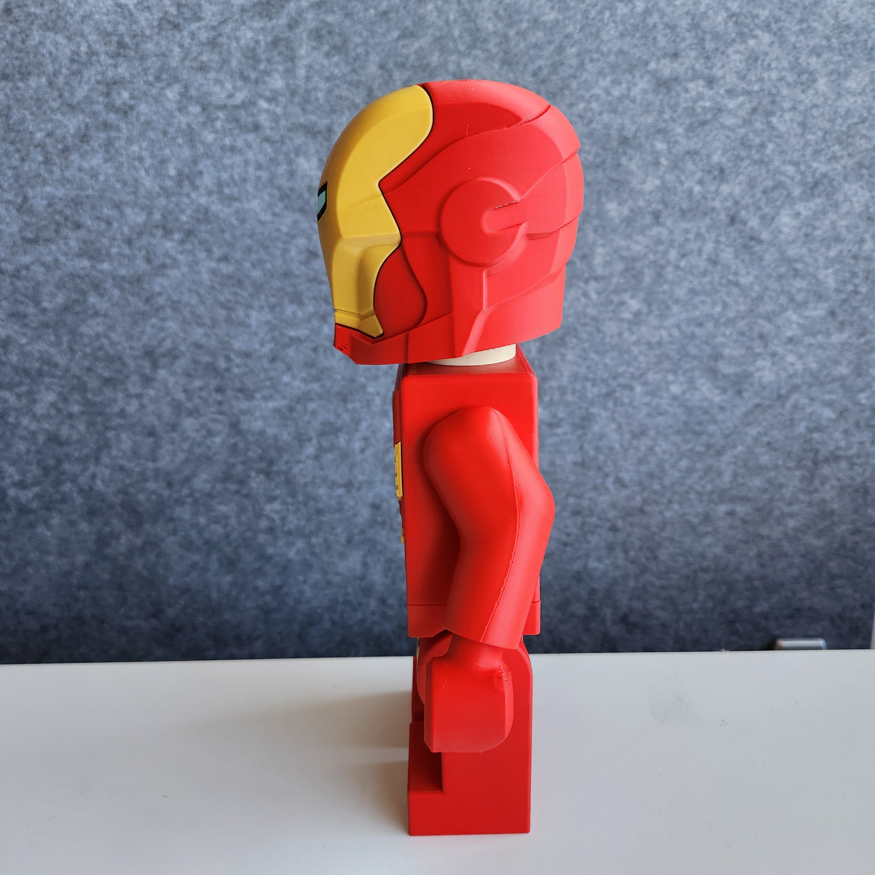 Big Bricks Iron Man | 3D Printed | Art Decor
