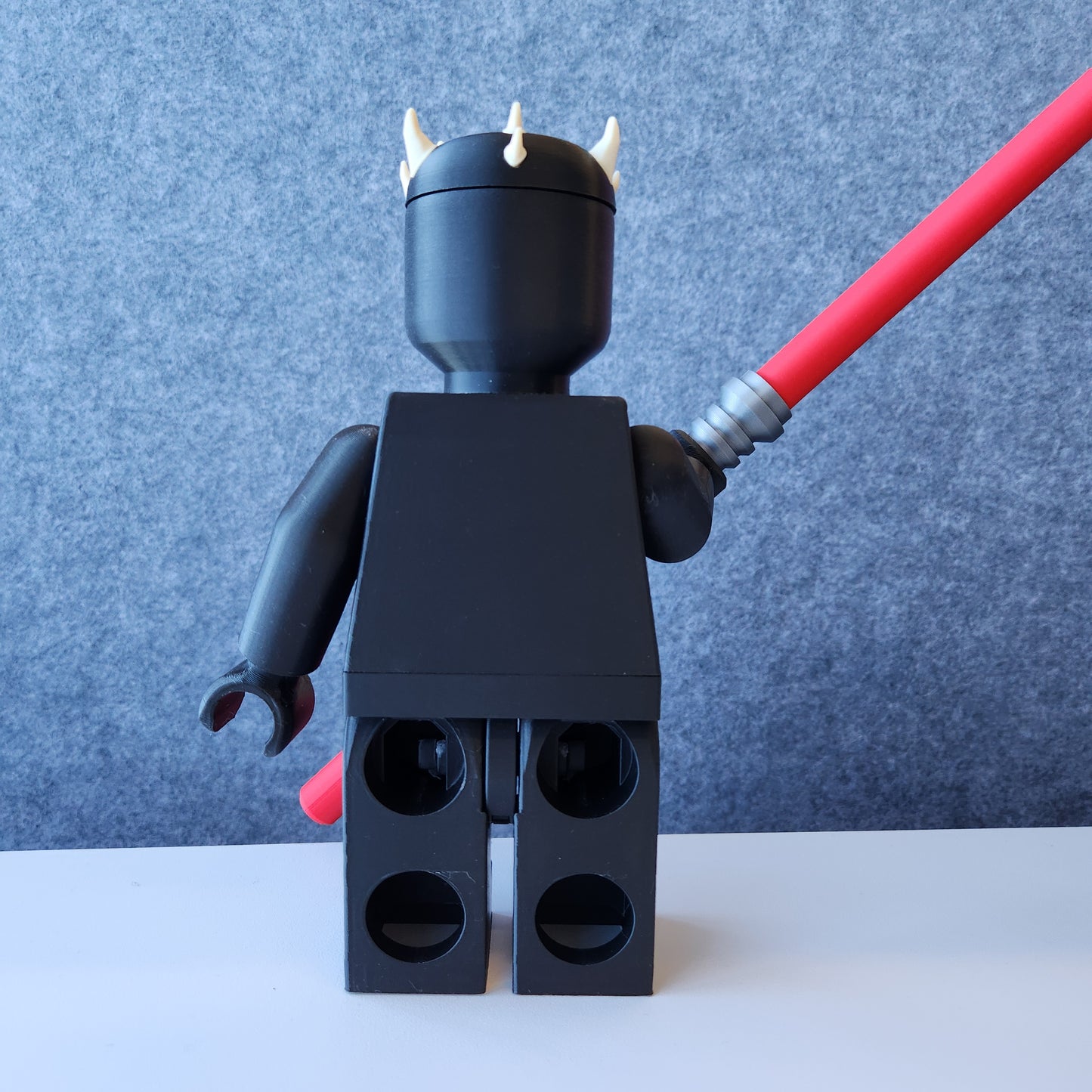 Big Bricks Darth Maul | 3D Printed | Art Decor - 8.5in tall