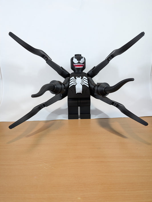 Back Appendages for Big Bricks Venom | 3D Printed | Art Decor