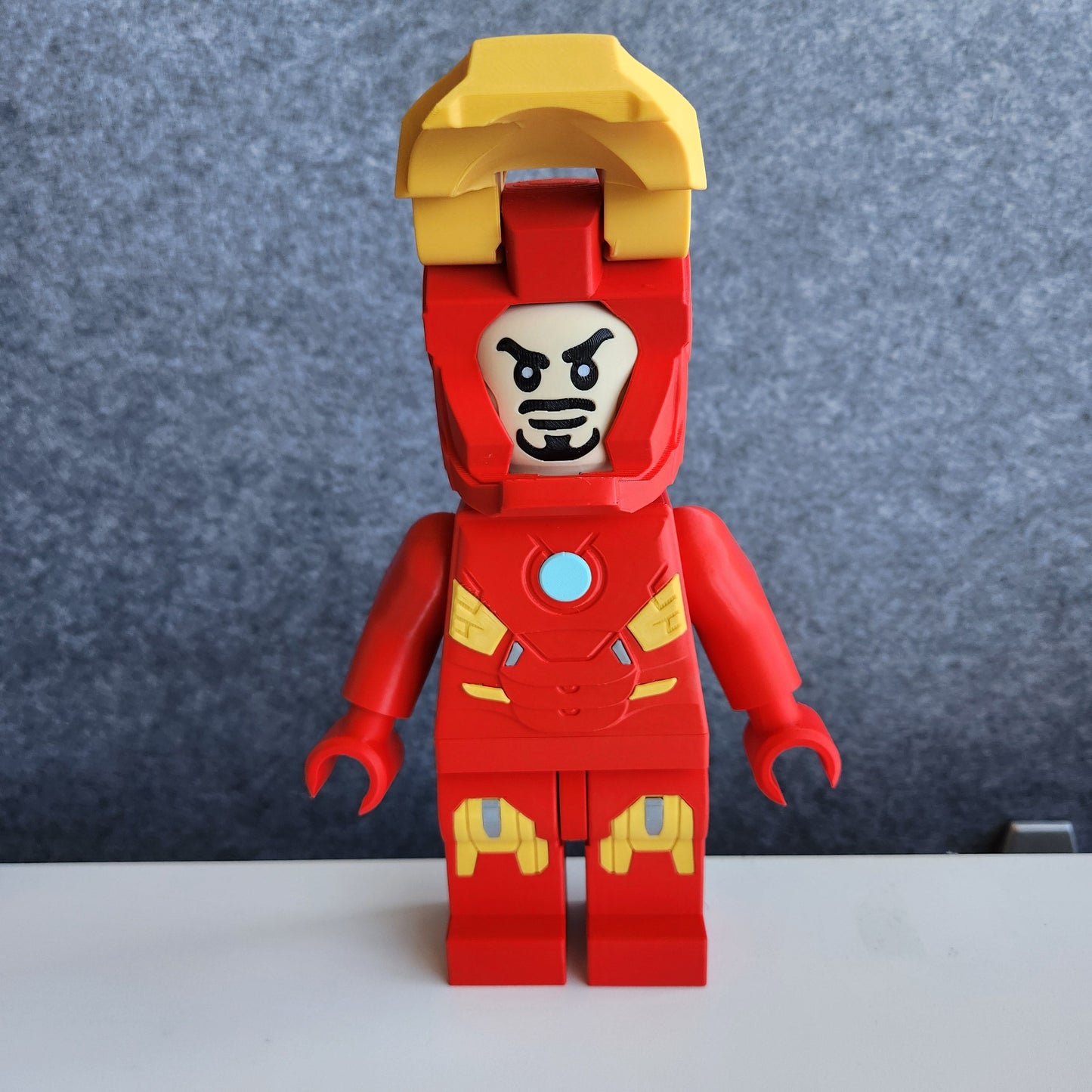 Big Bricks Iron Man | 3D Printed | Art Decor