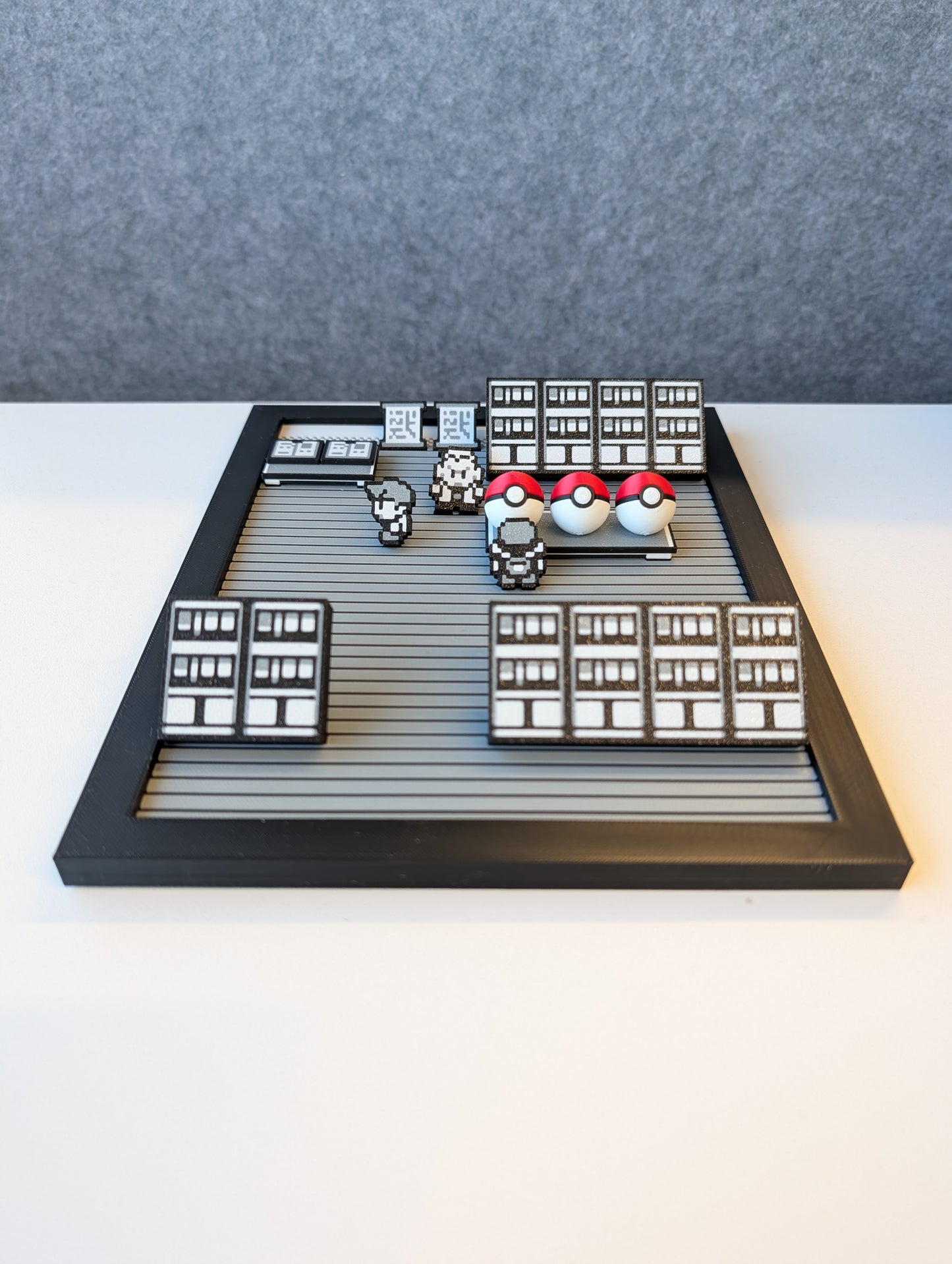 Professor Oaks Choose Your Pokemon Scene Frame | 3D Printed | Decor